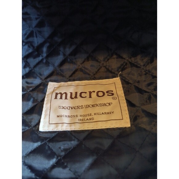 Mucros Weavers Killarney Ireland Wool Quilted Cap One Size Men's Plaid Hat - Picture 9 of 9